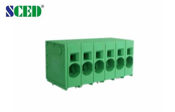 10.00mm Any Poles 600V 66A Copper Terminal Connector Green 4-20 AWG