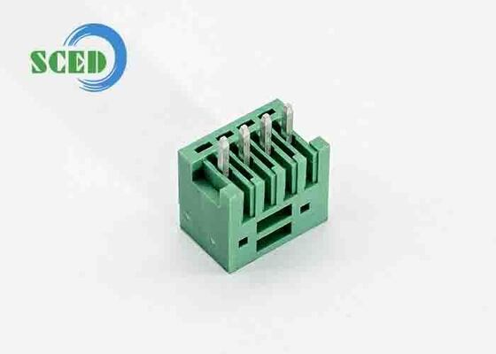 Pluggable Terminal Block with Brass Metal Parts for 150V Power Supply and 18A Current Rating