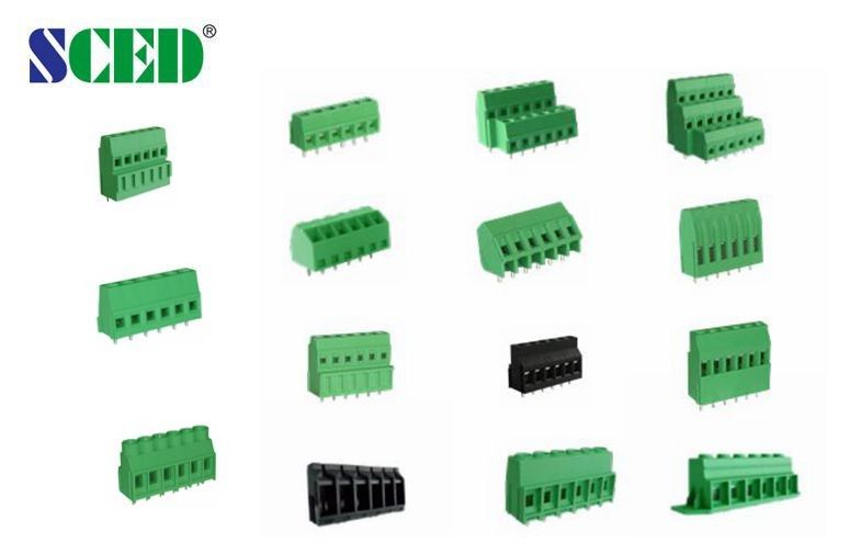 PA66 PCB Terminal Block , PCB Connector 3.50/3.81/5.00/5.08/7.62/9.52/10.16/15.00mm