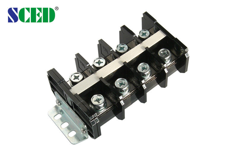 Pitch 27.00mm Barrier High Current Terminal Block Connectors 600V 150A