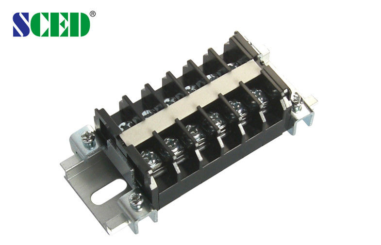 Plastic Single Level High Current Terminal Block 9.50mm Pitch , 600V 20A