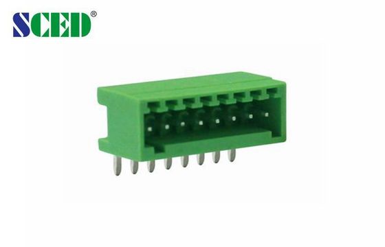 Giắc cắm đầu nối đực bằng nhựa PA66, khối đầu cuối cắm, vít 2.50mm, PCB không vít, 2P-24P