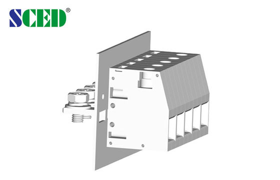 Khối đầu cuối xuyên 150A 600V 6-1/0 AWG Vít M6 Chiều rộng đầu cuối 18.8mm