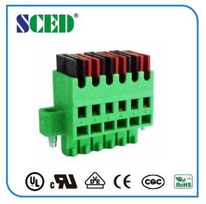 3.81mm Spring Clamp Electric Plug trong Terminal Block cho Server Site