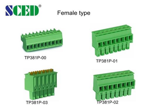 2-22 Khối đầu cuối cắm dạng kẹp đồng thau dạng lồng với ổ cắm ren cái M2