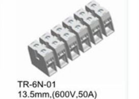 Đồng 50A Thêm thông qua khối đầu cuối Pitch 13,5mm 2-16 Cột