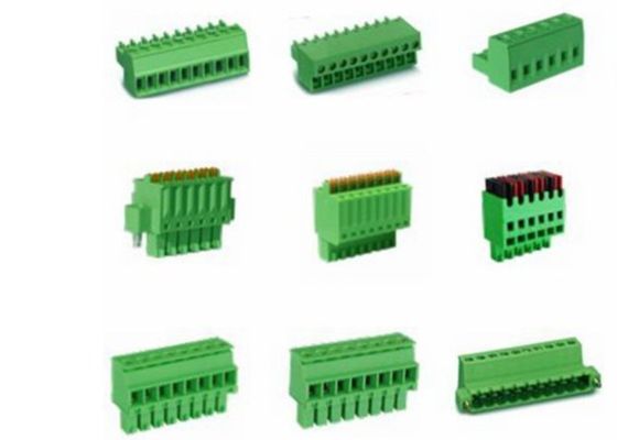 Đồng phụ nữ kết nối cắm vào khối đầu cuối Pitch 7.62mm đơn cấp