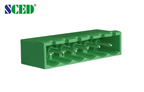 Green PCB Plug In Terminal Block Điện 5.08mm Pitch 300 Voltage 18A