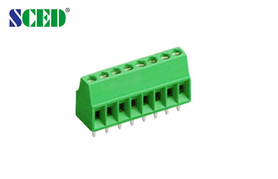 Pitch 2.54mm Bảng kết thúc điện, 125V 6A 2P-22P PCB Bảng kết thúc vít