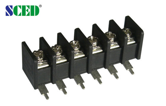 7.62mm Khóa đầu cuối rào chắn điện cho 300V 15A Connector hàng rào vít