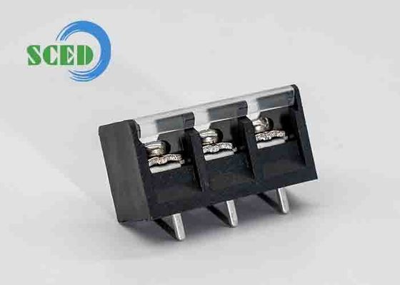 600V 30A Đường chắn đơn cấp Bảng cuối thép M4 Vít 11.00mm 2-18P