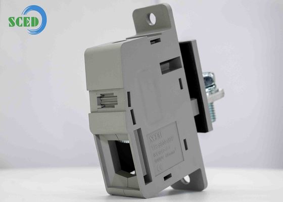 Xám 25.00mm thông qua bảng điều khiển Khối kết nối đầu cuối đồng 300V 230A M8 Vít thép