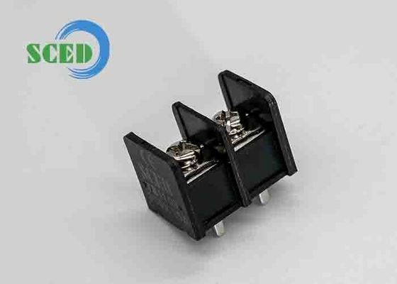 Khối đầu cuối rào chắn 11.00mm 300V 30A 2-22P PBT Brass Power Terminal Block