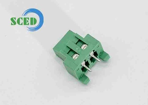 Mô-men xoắn 0.4Nm 3.6Lbin PCB Screw Terminal Block chịu áp suất AC1500/1Min thông qua loại gắn lỗ