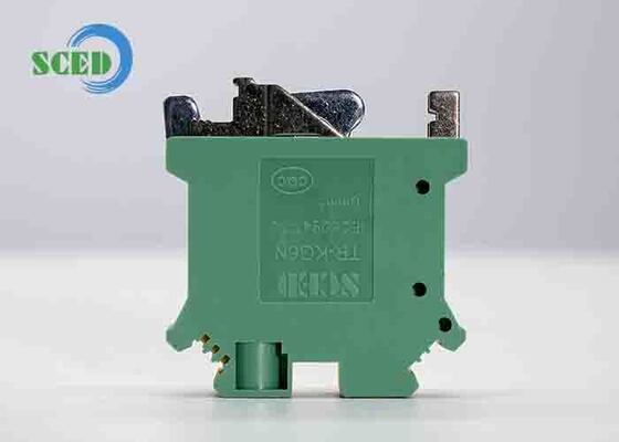 Vật liệu đường sắt nhôm Din Đường sắt đầu cuối khối cung cấp M4 dây cố định vít cho tín hiệu điện và truyền điện