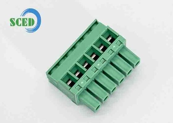 12-24 AWG Pluggable Terminal Block với điện áp tăng áp và kháng cách nhiệt cao cho kết nối PCB