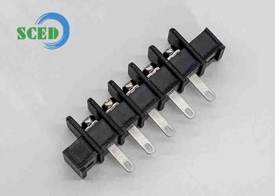 Đánh giá kết nối 2.5mm2 Khóa cuối rào chắn có 2 cực và lớp dễ cháy UL94V0 đảm bảo bảo vệ mạch