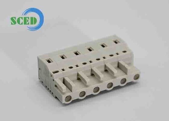 2P đến 24P Plug In Terminal Block Featuring Phosphor Bronze Contactor and Voltage Rating Range 300V đến 600V cho công nghiệp