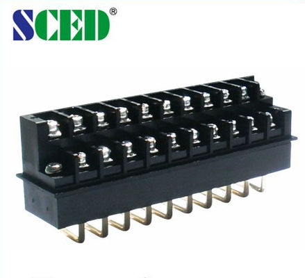7.62mm UL CE Barrier Strip Terminal Block 300V 15A Đen M3 Connector Screw Cho Điện