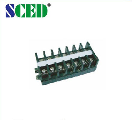 Đen PCB 10,8mm Panel gắn trên Terminal Block Screw Barrier Type