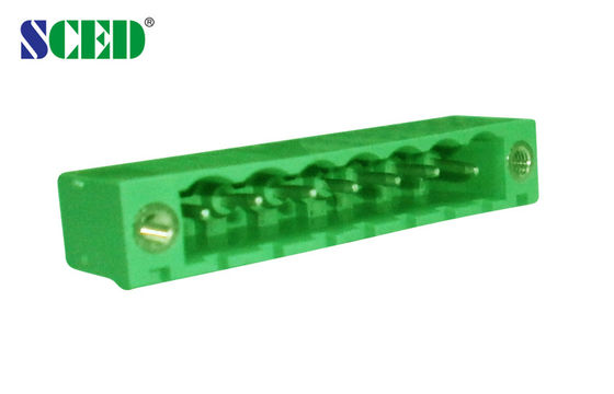 Khối nối - trong đầu của khối đầu cuối ổ cắm nam Khối nối ngược - theo hướng Pitch 5.08mm 300V 18A 2 - 22P