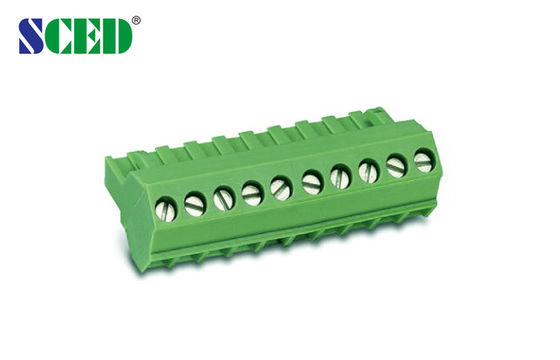 Pitch 5.08mm Plug - in Terminal Block 300V 18A Plug nữ 2P - 22P Pluggable Terminal Block