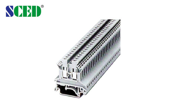 Độ rộng của thiết bị 4.2mm 300V 15A Din Rail Terminal Blocks